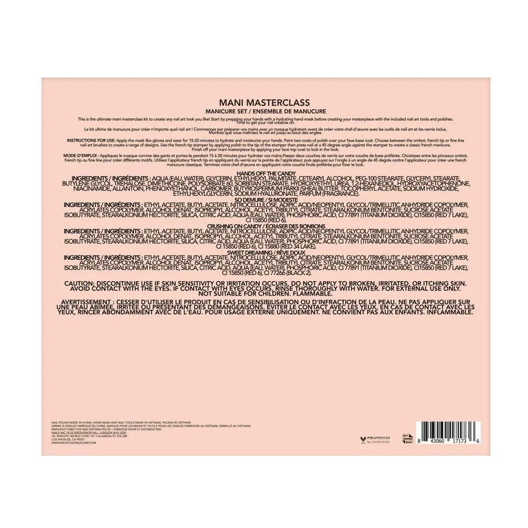 Holler and Glow Limited Edition Mani Masterclass Nail Kit, 8 Piece Gift Set | Walmart (US)