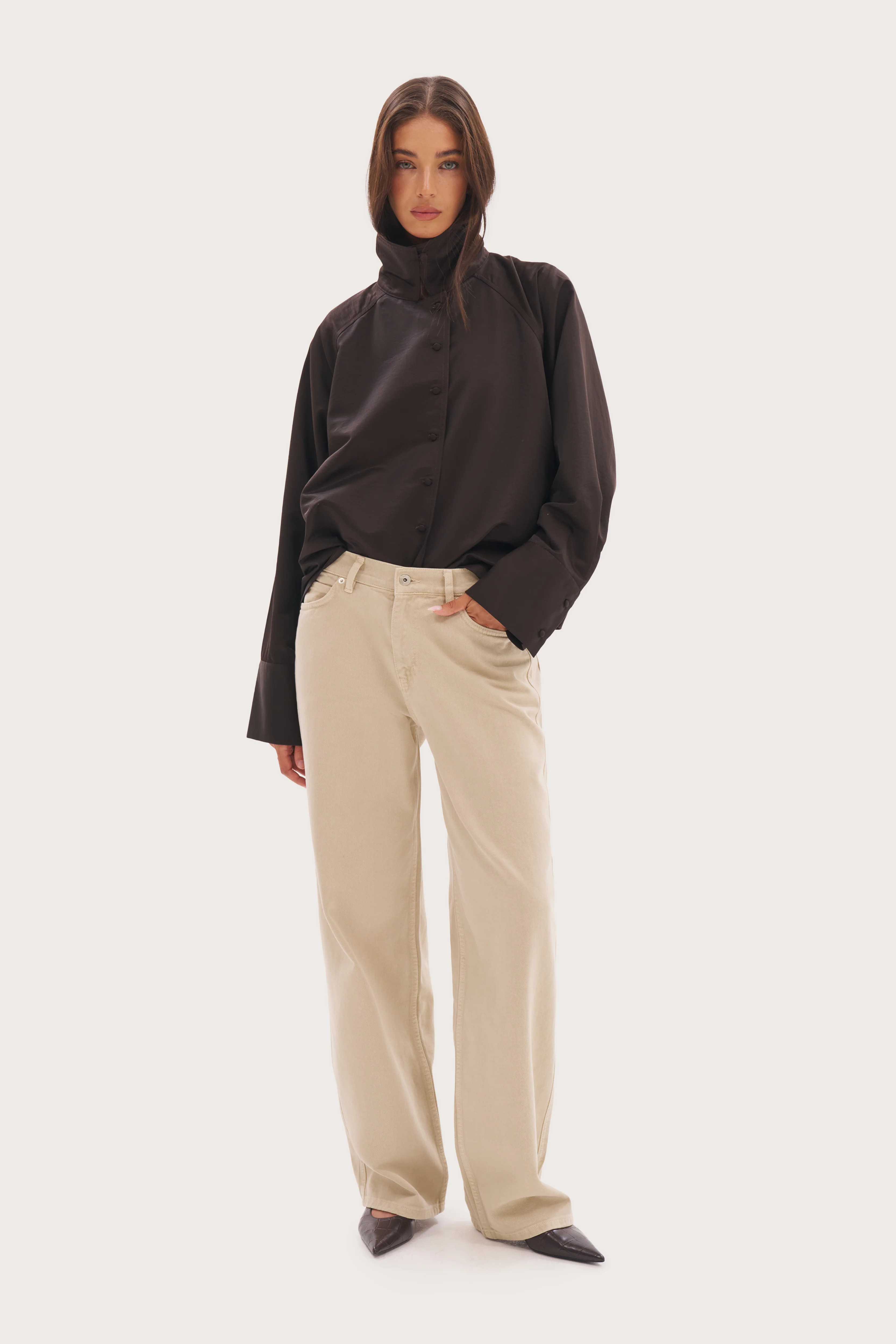 Maebe Dune Jacket - Brown | Maebe UK