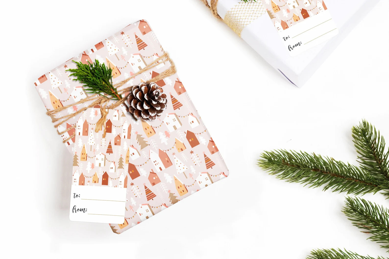 Wrapping Paper, Gift wrap sheets featuring a fun unique festive design perfect for gift giving, E... | Etsy (US)