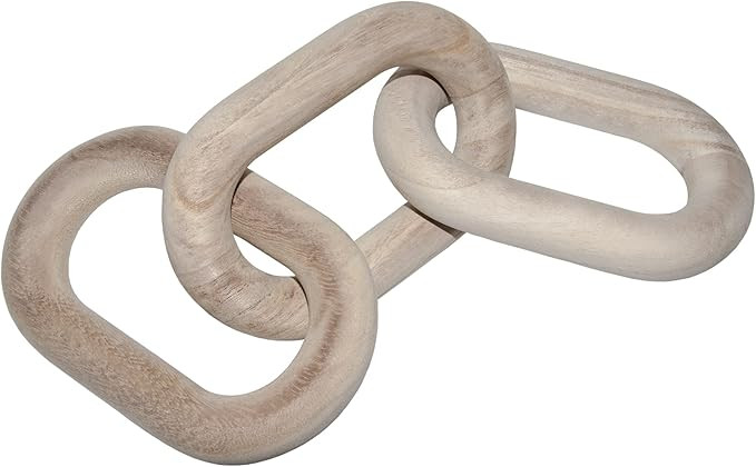 SCUBERT - 3 Link Wood Knot for Home Decoration,Wood Chain Link Decor,Decorations for Living Room,... | Amazon (US)