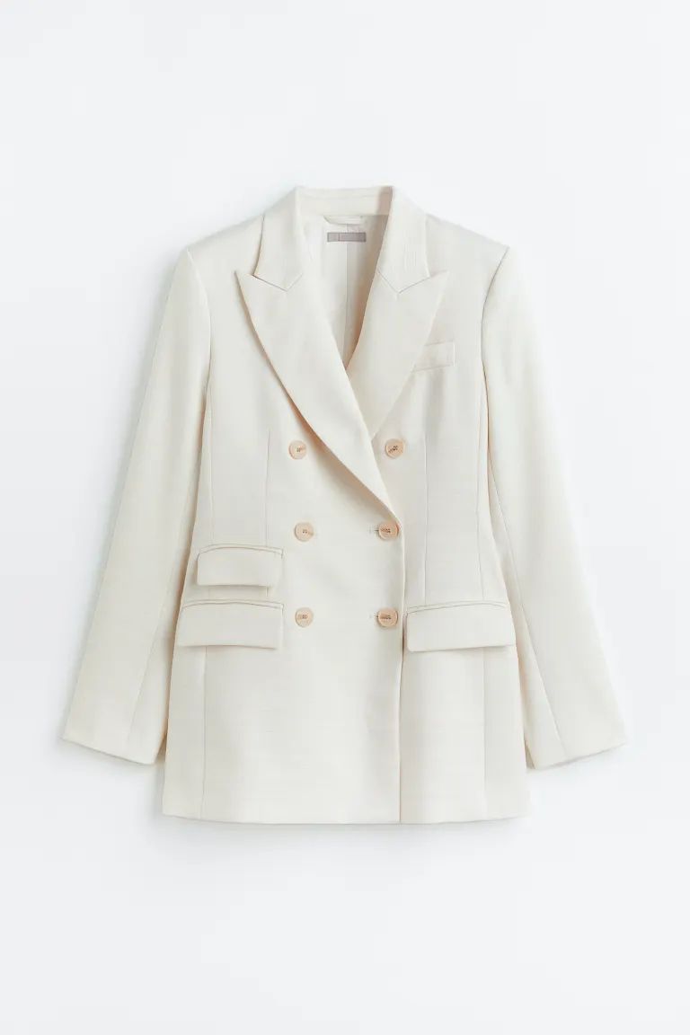 Double-breasted blazer | H&M (UK, MY, IN, SG, PH, TW, HK, KR)