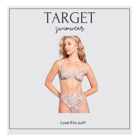 LOVE this bikini from Target! 

#LTKstyletip #LTKSeasonal #LTKsalealert