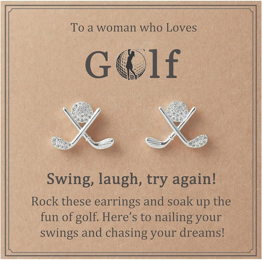 Golf Earrings for Women Golf Accessories Jewelry Gifts for Golf Lovers | Amazon (US)