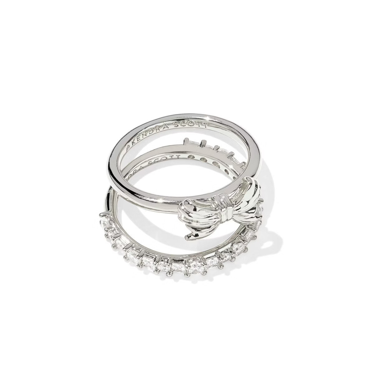 Kendra Scott Belle Bow Band Ring Set 2pc | Target