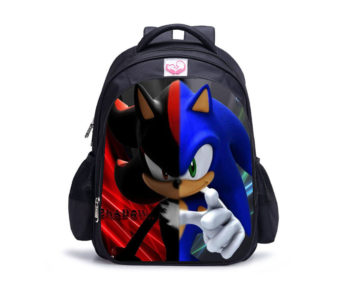 Children Sonic The Hedgehog Backpack School Bag Student Rucksack Shoulder Bag - C | Catch.com.au