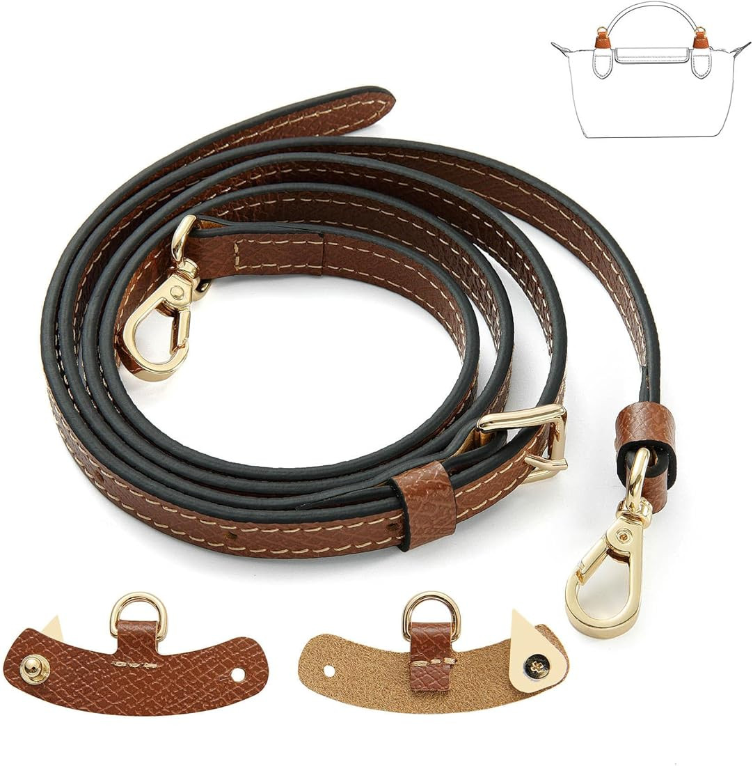 Crossbody Strap Compatible for Longchamp LP Xtra XS Pouch, Conversion Kit,GOLD Hardware | Amazon (US)