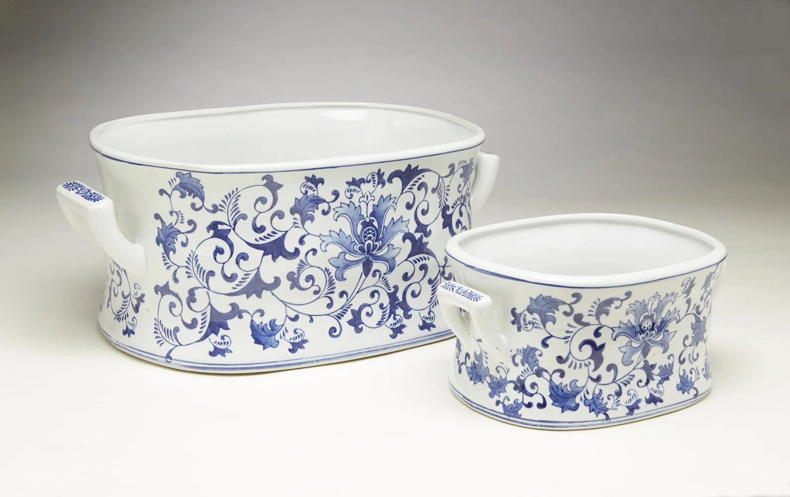 Charlton Home® Ferrara 2-Piece Porcelain Pot Planter Set & Reviews | Wayfair | Wayfair North America