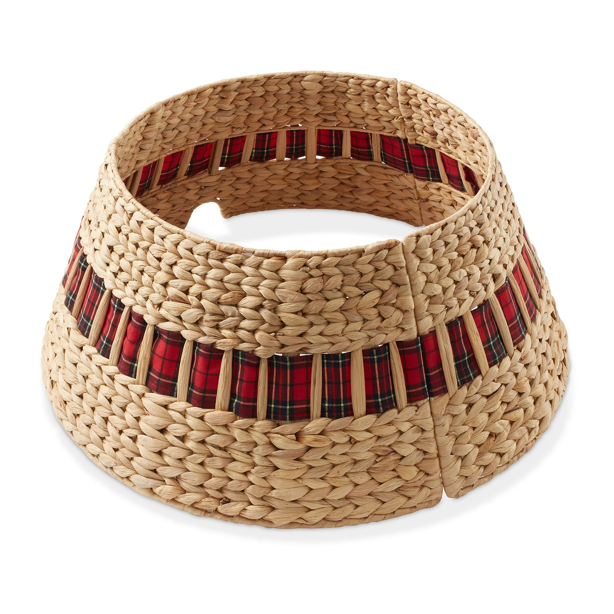Water Hyacinth Christmas Tree Collar, Woven Farmhouse | Wayfair North America