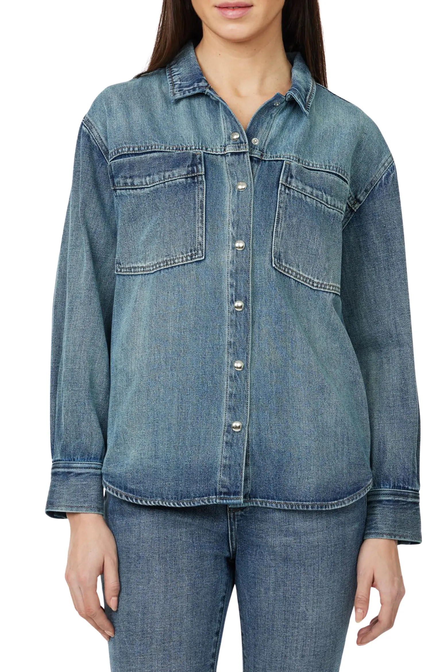 Oversize Denim Shirt (Women) | Nordstrom | Nordstrom