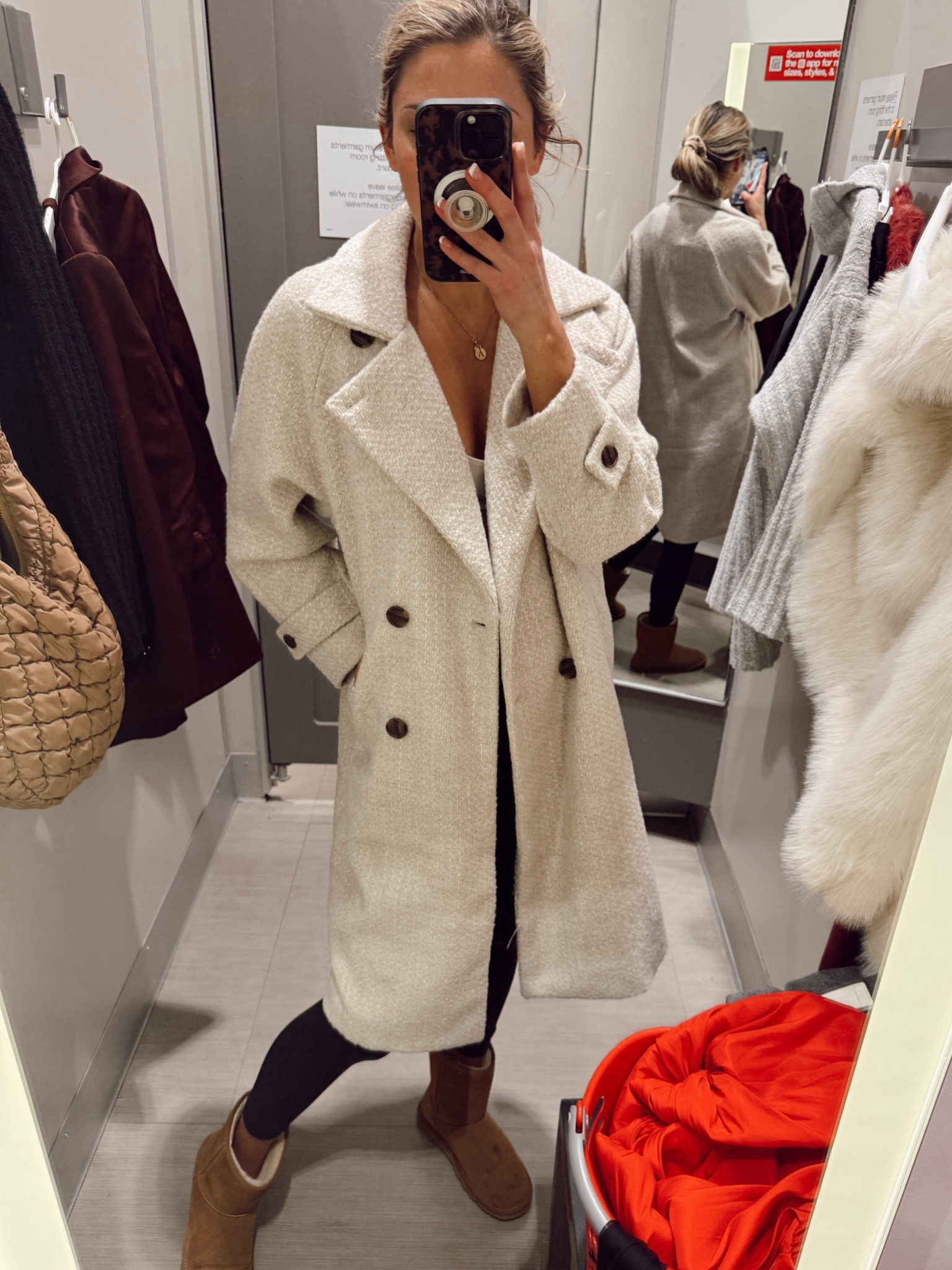 The most beautiful look for less coat I’ve ever found at Target! 🎄🎄


•
Christmas festive outfits, white beige coat, winter coats

#LTKHoliday #LTKSeasonal