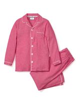 Children's Red Mini Gingham Pajamas | Petite Plume