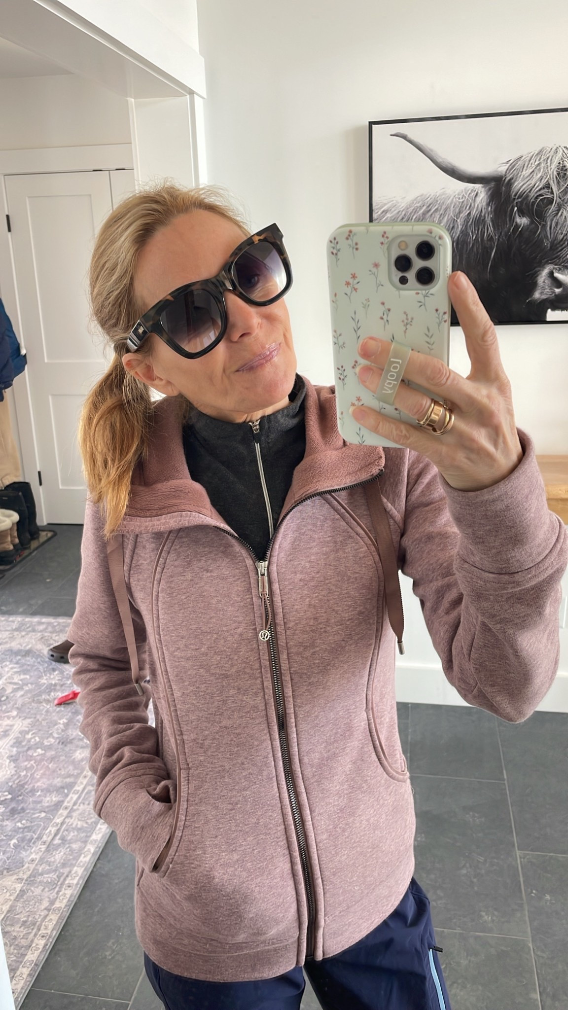 Spring walking fit! Scuba hoodie and fav sunnies  

#LTKActive #LTKOver40 #LTKSeasonal