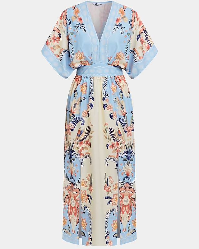 Love this dress - favorite parts? Lightweight. Love the two slits. And perfect for spring and summer! 

#LTKTravel #LTKmomlife #LTKOver40