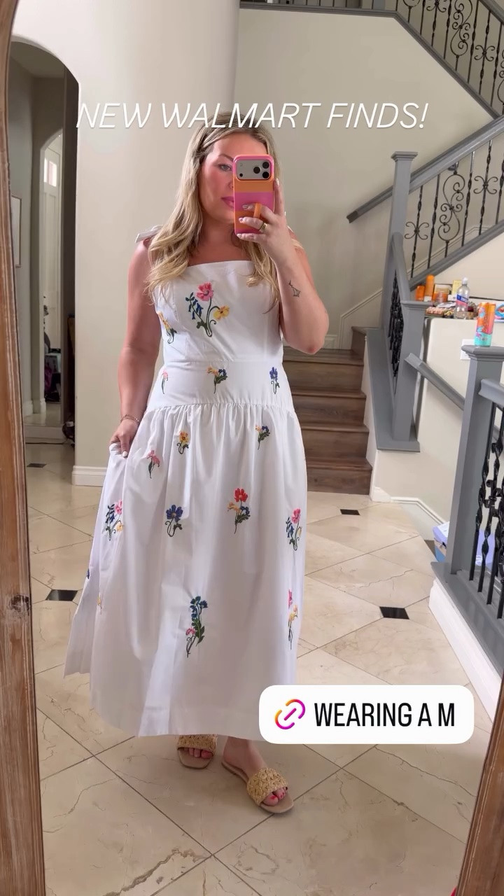 How cute is this new cotton embroidered maxi dress? Can’t believe this is Walmart!!

#LTKSeasonal #LTKMidsize