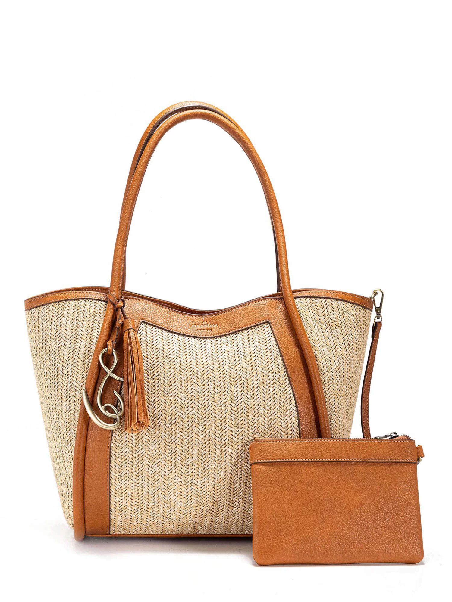 Sam Edelman Women's Neli Tote With Pouch Natural | Walmart (US)