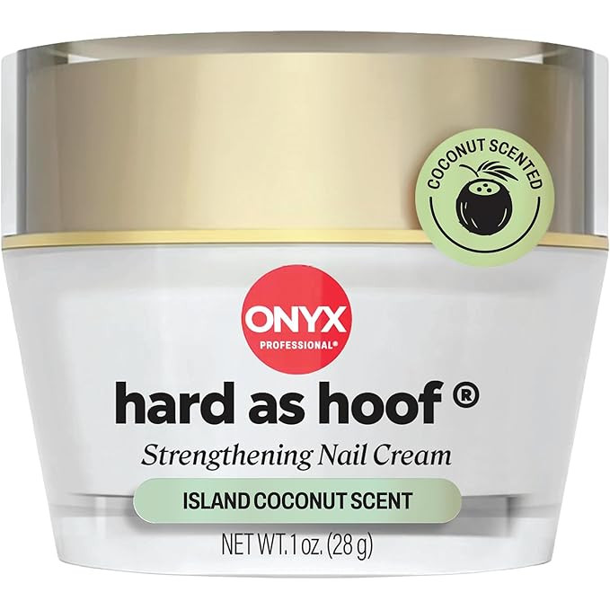 Onyx Professional Hard as Hoof Nail Strengthening Cream, Coconut Scent - Nail Growth and Conditio... | Amazon (US)
