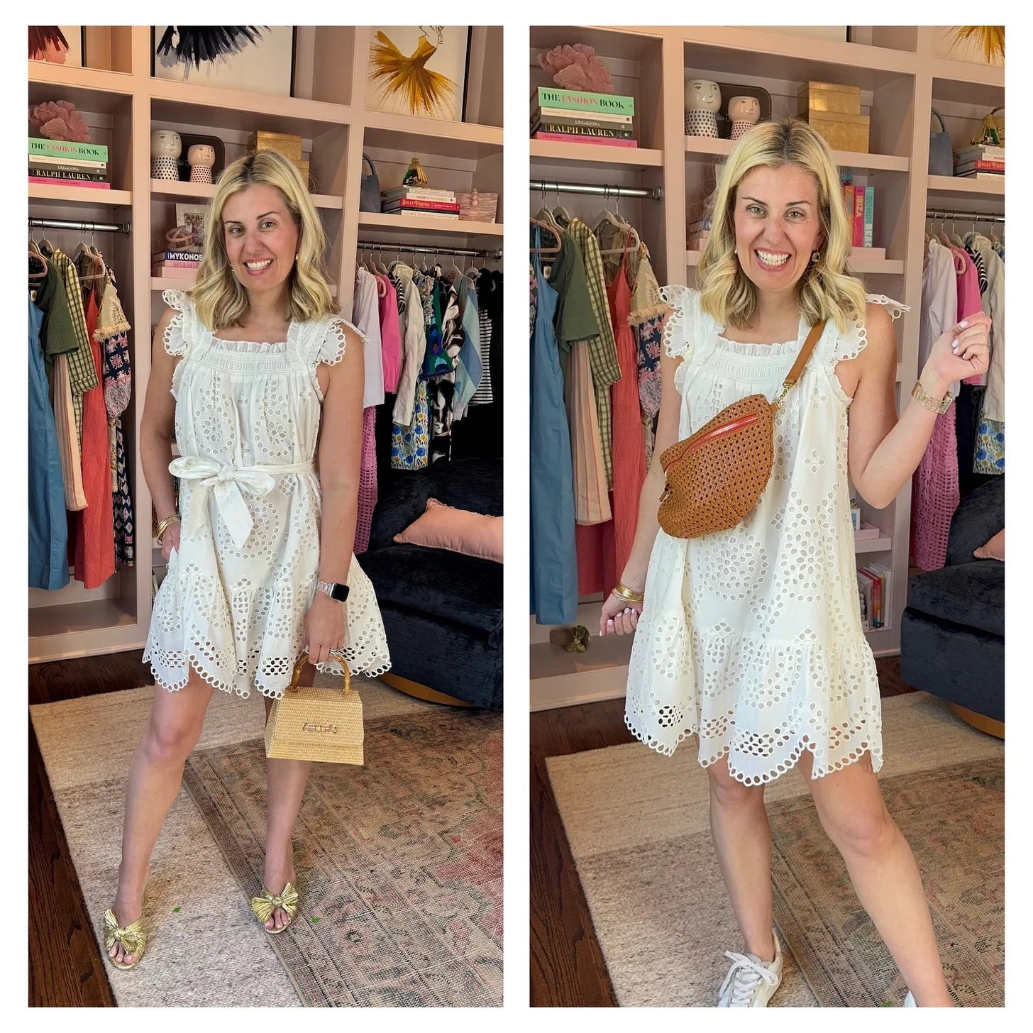 Dress it up or down! 

Size xs in the dress … 

#LTKStyleTip #LTKShoeCrush #LTKOver40