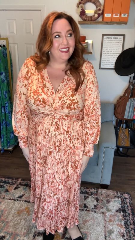 The magic in this dress is the fabric! Cool to the touch, slinky and flowy, it loves with you and drakes beautifully. I’m wearing the 16 

#LTKunder50 #LTKcurves #LTKSeasonal