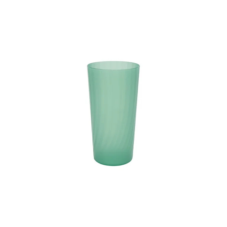Mainstays - Green Round Plastic Swirl Pattern Tumbler, 26-Ounce | Walmart (US)