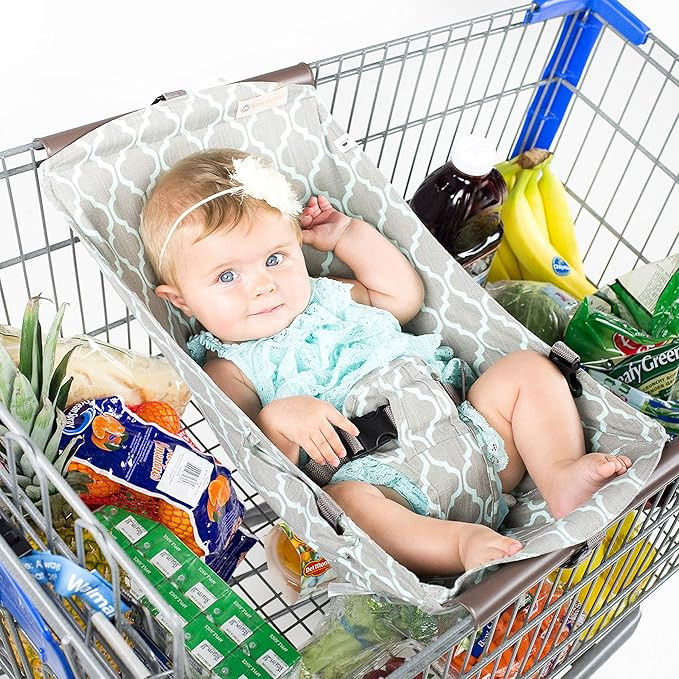 Shopping Cart Hammock for Infants and Toddlers, Cart Seats for Babies, for All Car Seat Models, G... | Amazon (US)