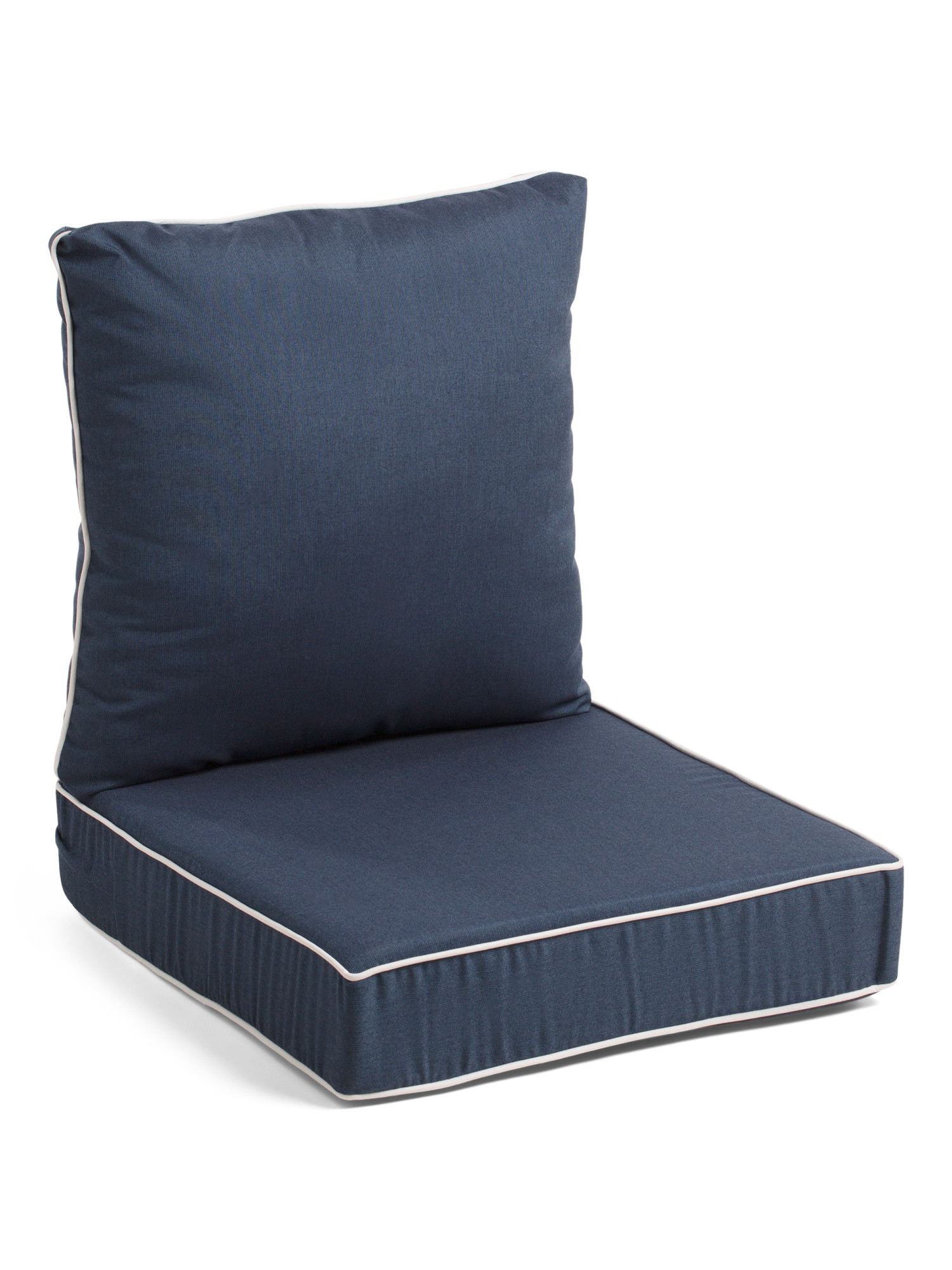 Made In Usa Indoor Outdoor Zippered Deep Seat Cushion With Piped Edges | Throw Pillows | Marshall... | Marshalls