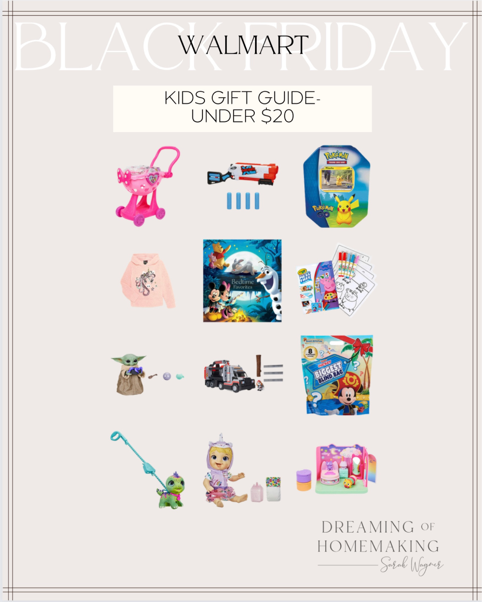 Black Friday Gift Guide - Kids under $20 

Walmart 

#LTKHoliday #LTKGiftGuide #LTKSeasonal