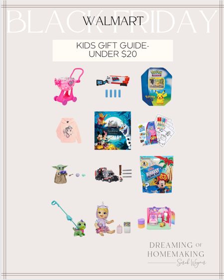 Black Friday Gift Guide - Kids under $20 

Walmart 

#LTKHoliday #LTKGiftGuide #LTKSeasonal