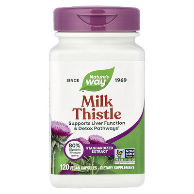 Nature's Way, Milk Thistle, 120 Vegan Capsules | iHerb