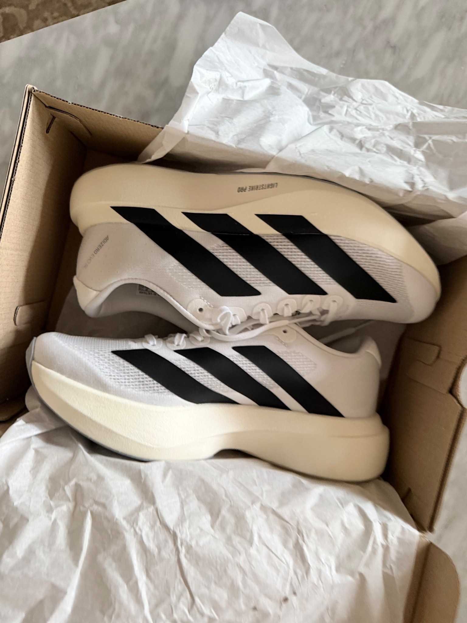 So comfy and lightweight! Fit perfectly. Great running shoes 🤍

#adidas #adizero #runningshoes #workout 

#LTKSaleAlert #LTKActive #LTKfitnessgoals