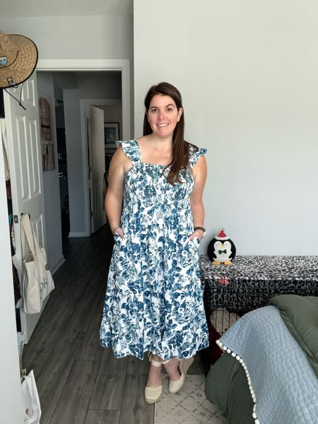 Amazon Spring Dresses! This dress is so gorgeous and is one that is perfect for Spring! The dress runs TTS, comes in a lot of color and pattern options and is under $70! This dress would be one you can dress up or down for any Spring event you have! 

#LTKstyletip #LTKshoecrush #LTKfindsunder100
