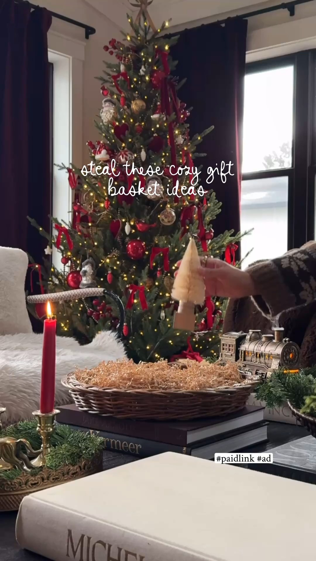 #PaidLink #BathandBodyWorks_Partner Three holiday gifting vibes you can gladly steal 🎄Christmas Tree Farm, Gingerbread Bakery, and a Cozy Night In, each one smells exactly like the season and makes the sweetest little gift! Added bottle brush trees, gingerbread mix, hot cocoa & marshmallows to complete the baskets! These were so easy to put together with a few of my favorite @bathandbodyworks favorites this year!

#LTKGiftGuide #LTKHoliday