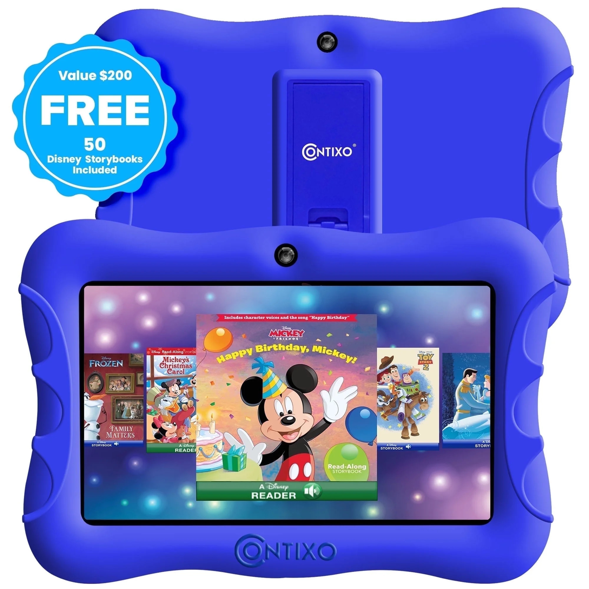Contixo 7" Kids Tablet, 50 FREE Disney eBooks, 32GB, Educational Android Tablet for kids 3-7, Par... | Walmart (US)