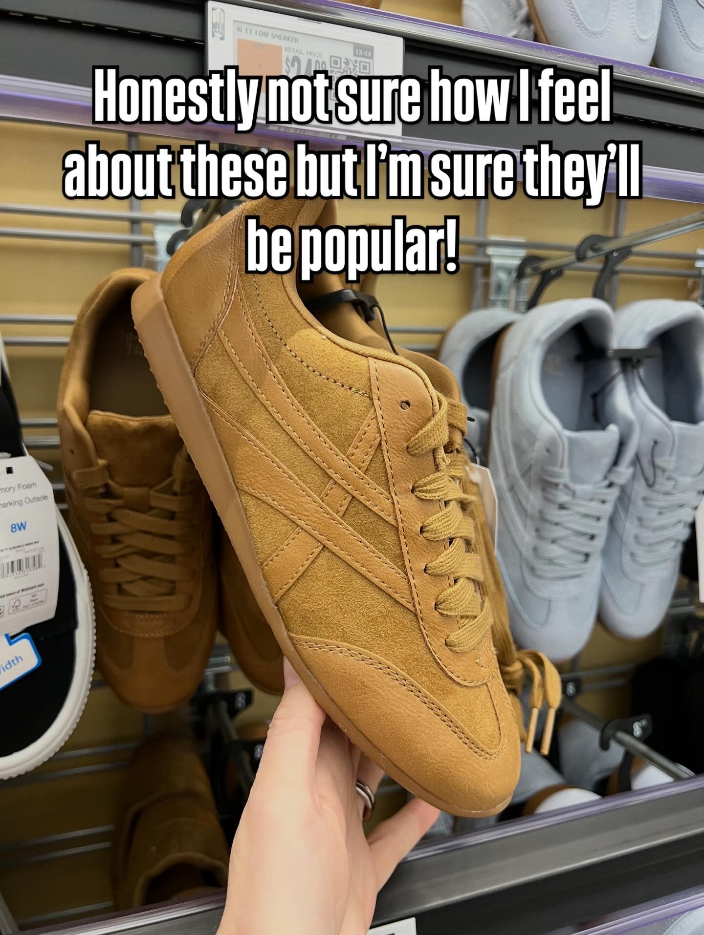 New Walmart look for less sneakers 