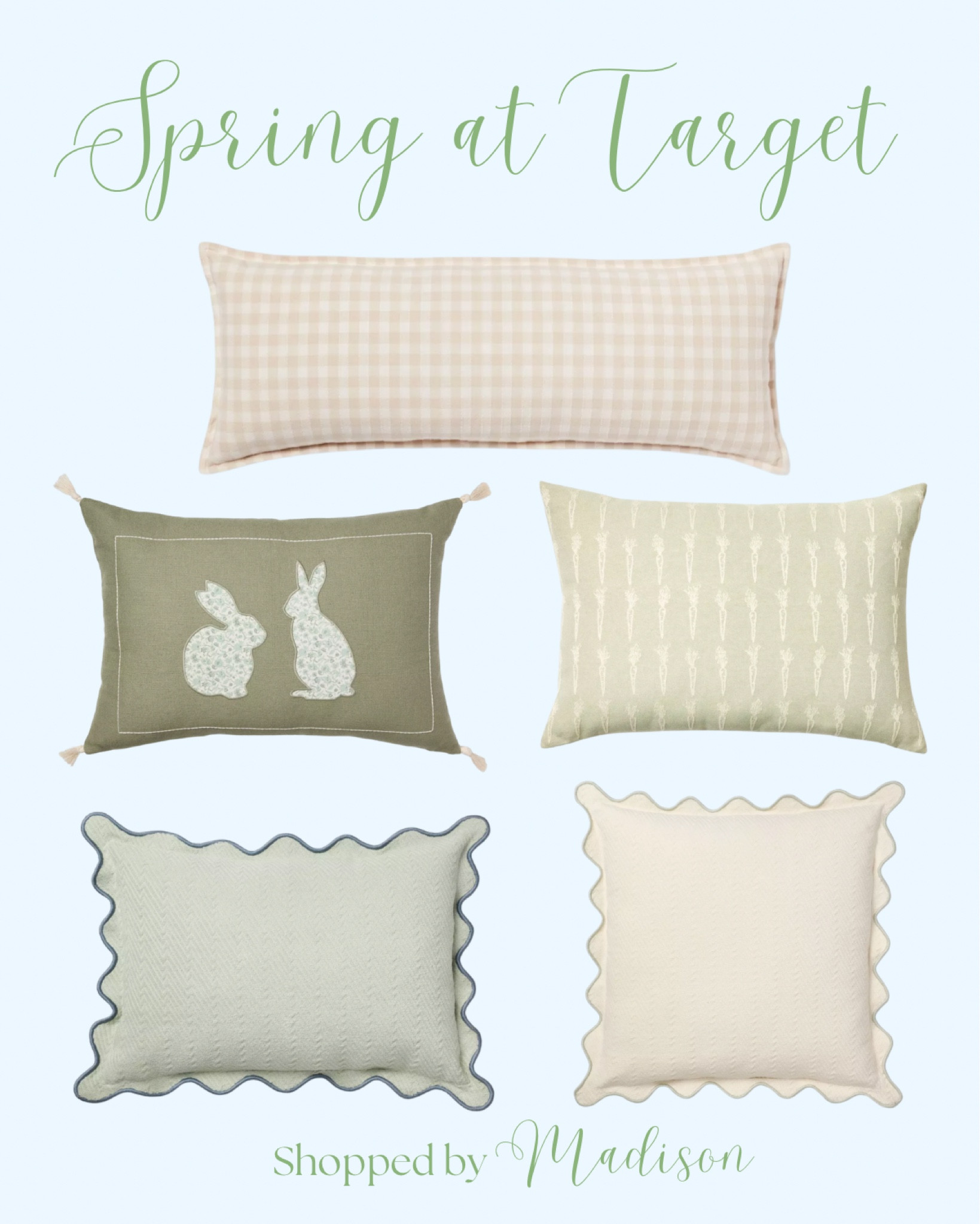 Target home decor, target spring decor, easter throw pillows, spring pillows, scallop pillows

#LTKfindsunder50 #LTKhome #LTKSeasonal