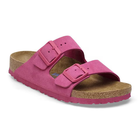 Arizona Soft Footbed Suede Leather Fuchsia Tulip | BIRKENSTOCK | Birkenstock USA