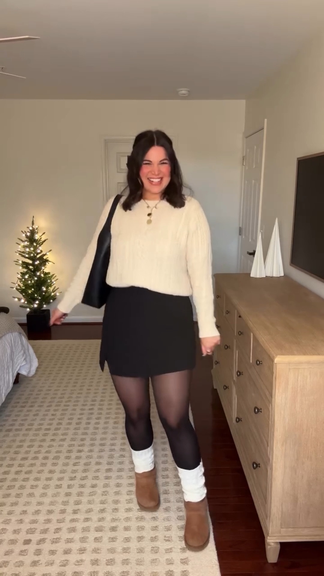 Midsize winter outfit! 

Sweater, tights, & skort - size xl

#LTKSeasonal #LTKMidsize #LTKootd