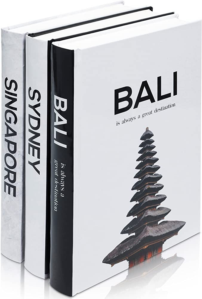 Decorative Books for Home Decor - Beautiful Hardcover Books, Designer Book Decor for Shelves, Cen... | Amazon (US)