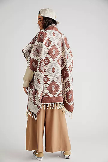 Mystic Geo Blanket Poncho | Free People (Global - UK&FR Excluded)