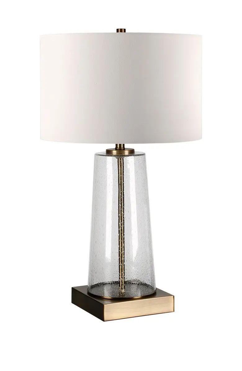 Dax Tapered Seeded Glass Brass Accents Table Lamp | Nordstromrack | Nordstrom Rack