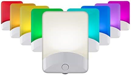GE Color-Changing LED Night Light, 1 pack, Plug Into Wall, Dusk to Dawn Sensor, For bathroom, Chi... | Amazon (US)