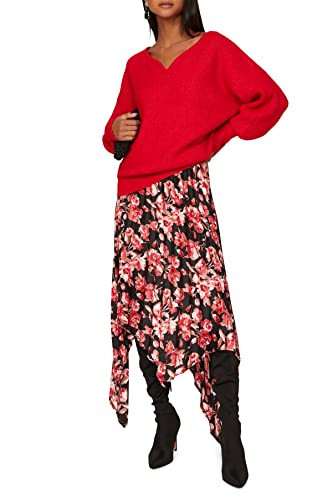 Esteban Cortazar Collective RTR Design Collective Red V-neck Sweater, Red, Medium | Amazon (US)