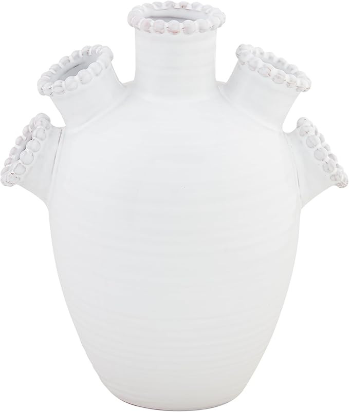 Mud Pie Beaded Tulip Vase; 8 3/4" x 7 1/2" | Amazon (US)
