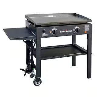 Blackstone 28 in. 2-Burner Griddle Cooking Station in Black-1517 - The Home Depot | The Home Depot