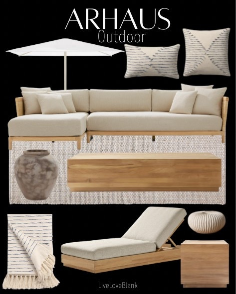Arhaus Outdoor
Home Decor 
Modern living 

#LTKHome #LTKSeasonal #LTKStyleTip