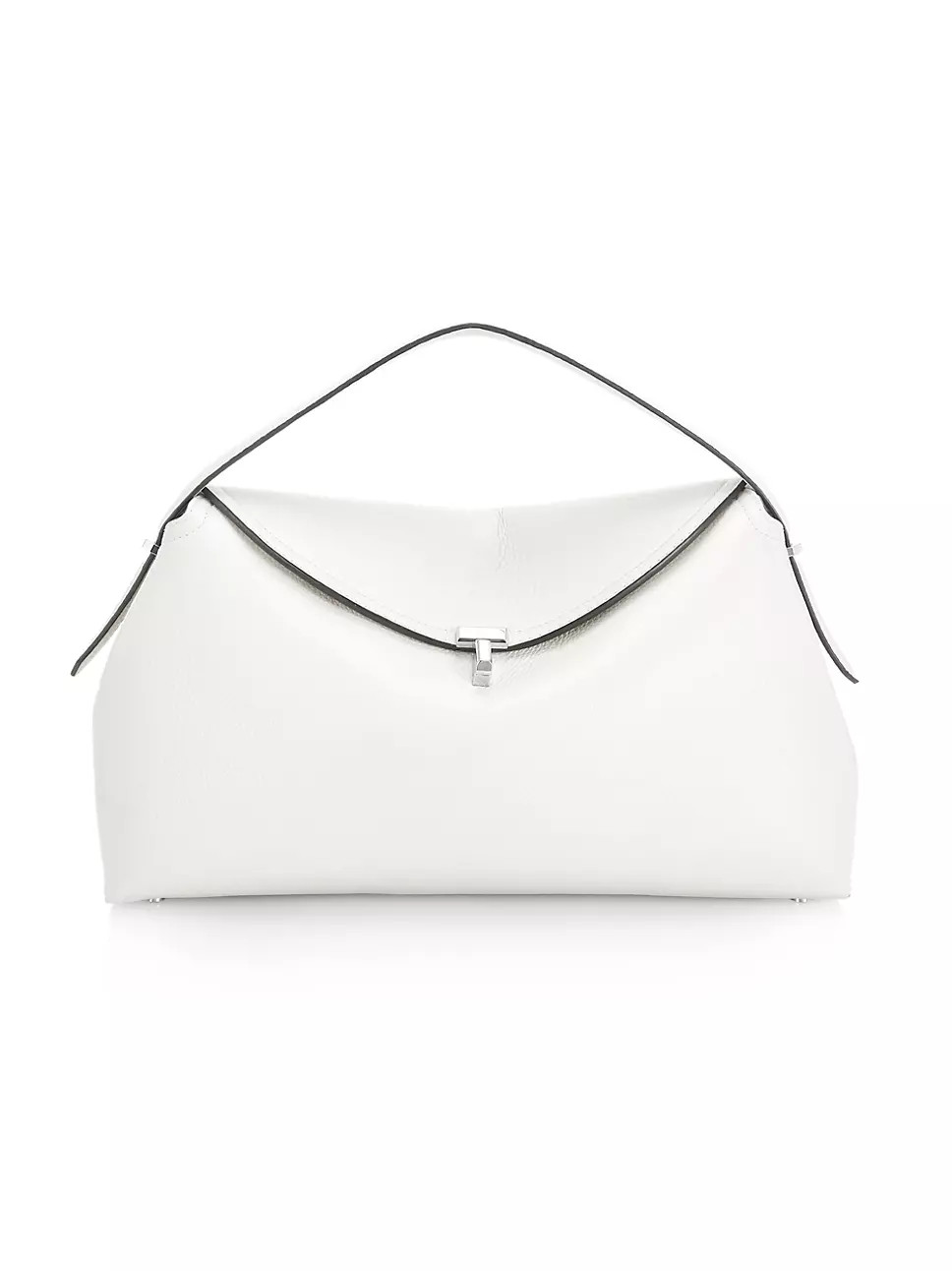 T-Lock Leather Top-Handle Bag | Saks Fifth Avenue