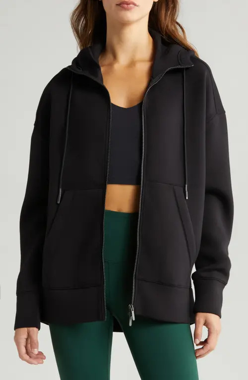 zella Intention Zip Hoodie in Black at Nordstrom, Size X-Small | Nordstrom