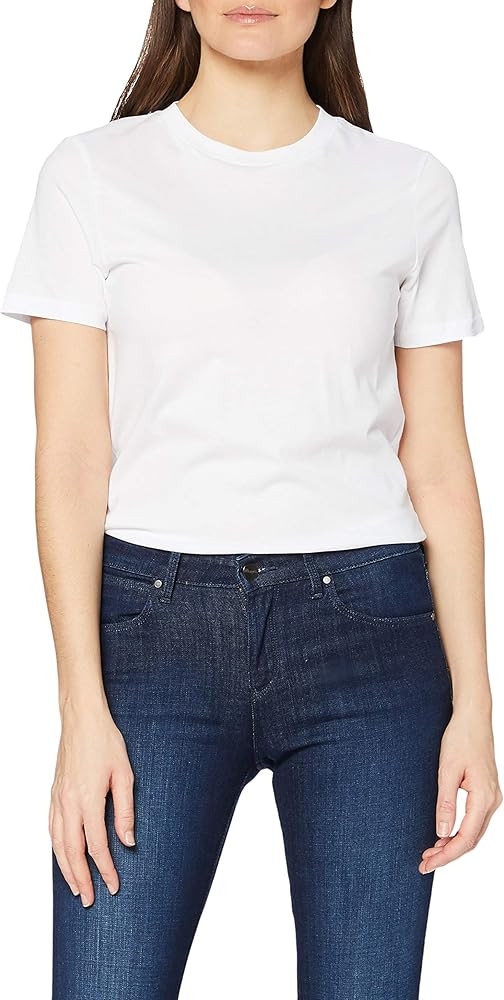SELECTED FEMME Sfmy Perfect SS Tee-Box Cut Noos T-Shirt Donna | Amazon (IT)