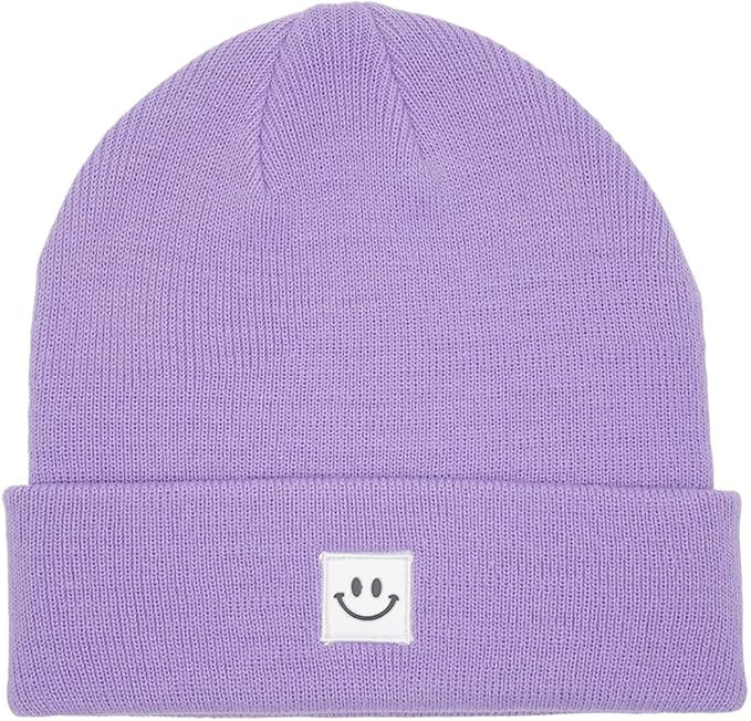 MaxNova Knit Beanie Hat with Smile Face for Men/Women | Amazon (US)