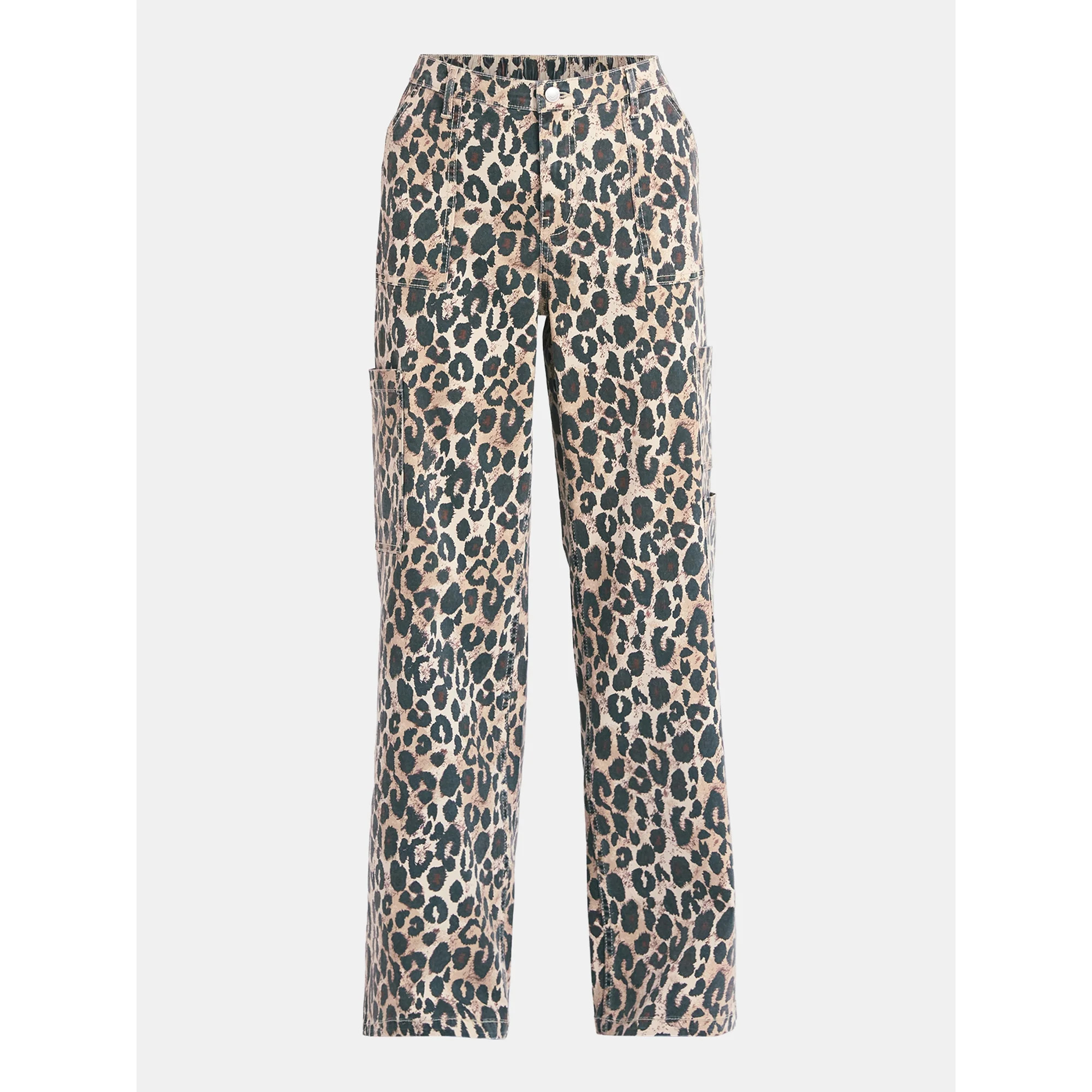 No Boundaries Wide Leg Cargo Pants, 31.5'' Inseam, Women's - Walmart.com | Walmart (US)