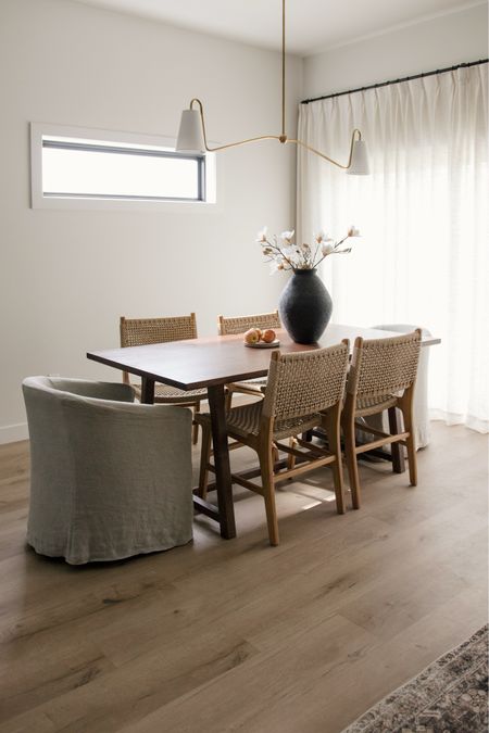 Shop our minimal dining room! These pinch pleated drapes in ivory are my favorite, and are on sale right now!

#LTKhome #LTKstyletip #LTKsalealert